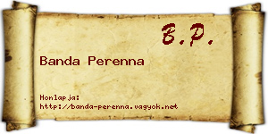 Banda Perenna névjegykártya